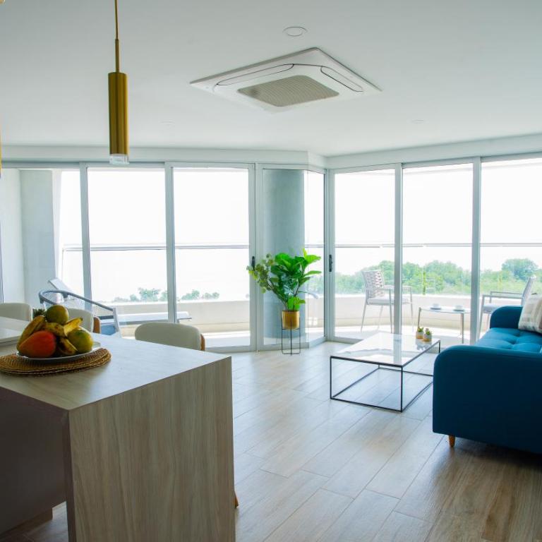 Apartamento familiar 2 Habitaciones, Vista Ciénaga Rooftop Piso 17 Cielo Mar Cartagena - Two-Bedroom Apartment - 13