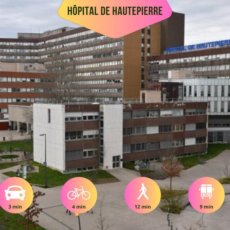 Studio Strasbourg Gare Tram CHU - Monolocale con Divano-Letto - 10