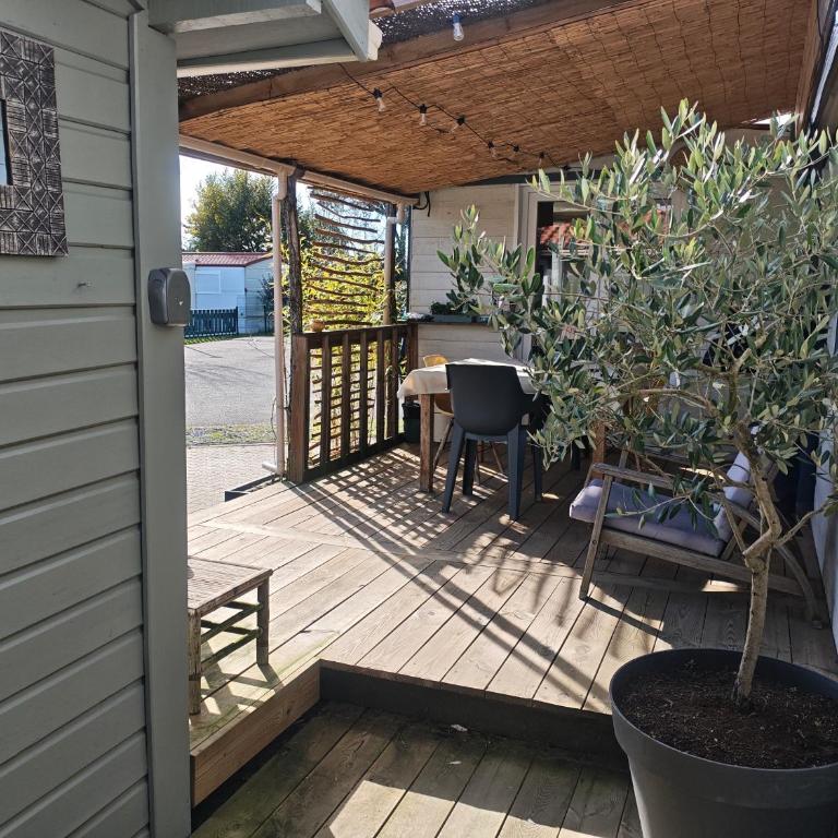Maison 47m2 climatisé, piscine,linge fourni - Chalet 2 Chambres - 5