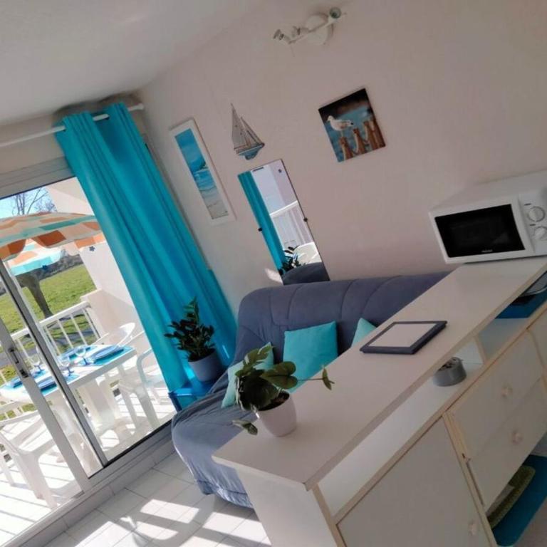 Amoureva 4 pers - Vue mer - Parking - Piscine - Proche commerce - Appartement 1 Chambre - 7