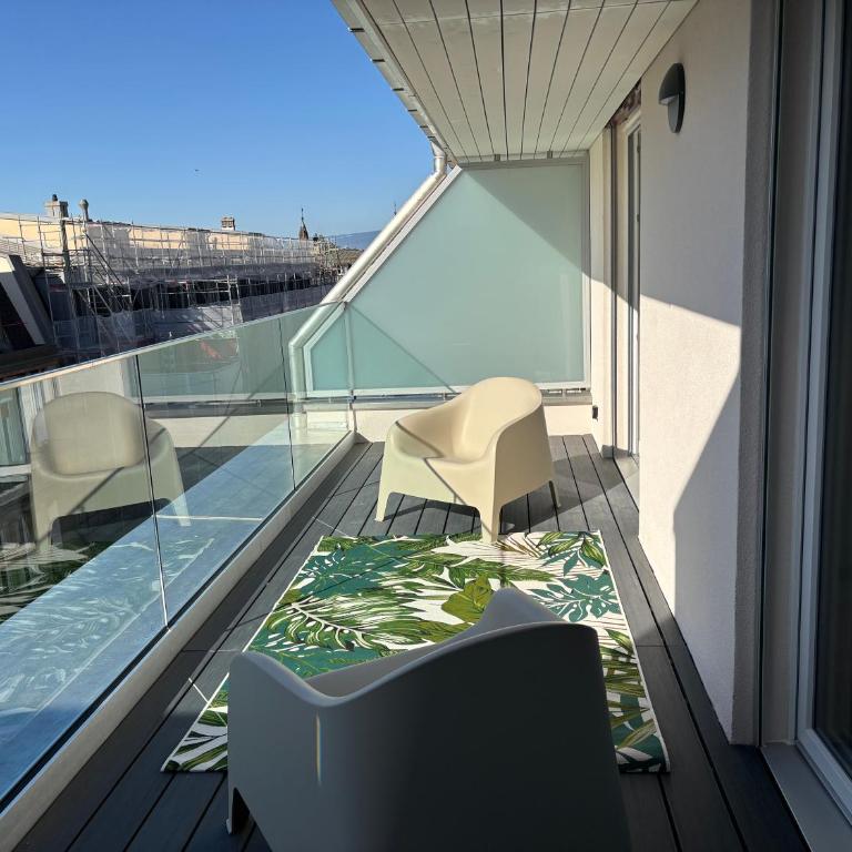 Expérience unique à Lausanne, Top floor Apartment on Lausanne Train Station - Apartment mit 1 Schlafzimmer - 8