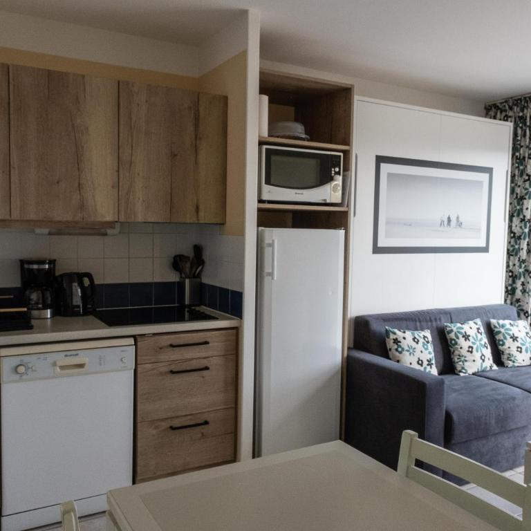 Les Sables-d'Olonne - Vue Mer, Terrasse, Wifi Fibre & Piscine, à 2 pas de l'Océan - E101 - Appartement 1 Chambre - 4
