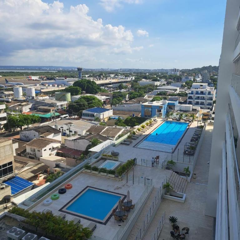 Apartamento Moderno vista al mar, Piscina, Jacuzzi, Sauna, Turco - One-Bedroom Apartment - 14