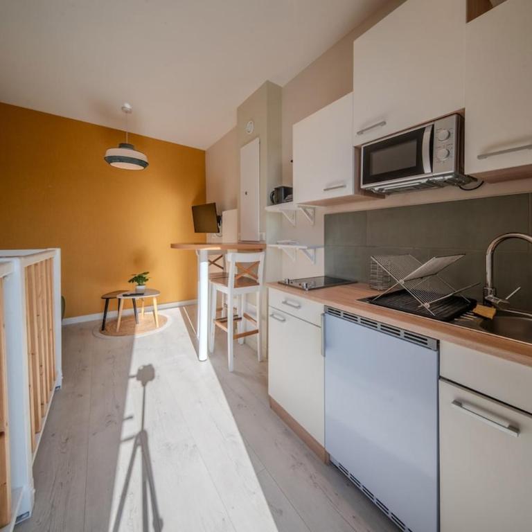 Val Saint Gregoire 67 Charmant Souplex 2 Pers Colmar - Apartment mit 1 Schlafzimmer und Gartenblick - 10