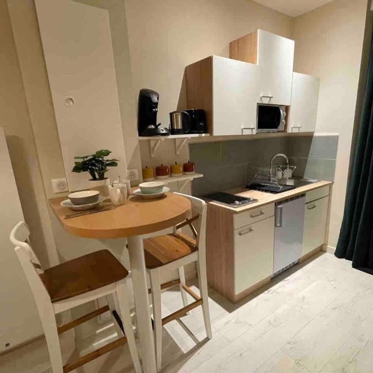 Val Saint Gregoire 67 Charmant Souplex 2 Pers Colmar - Apartment mit 1 Schlafzimmer und Gartenblick - 12