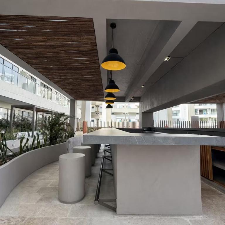 Loft de lujo con vista al mar, la sierra, terraza con piscina y jacuzzis - Apartamento de 1 dormitorio - 35