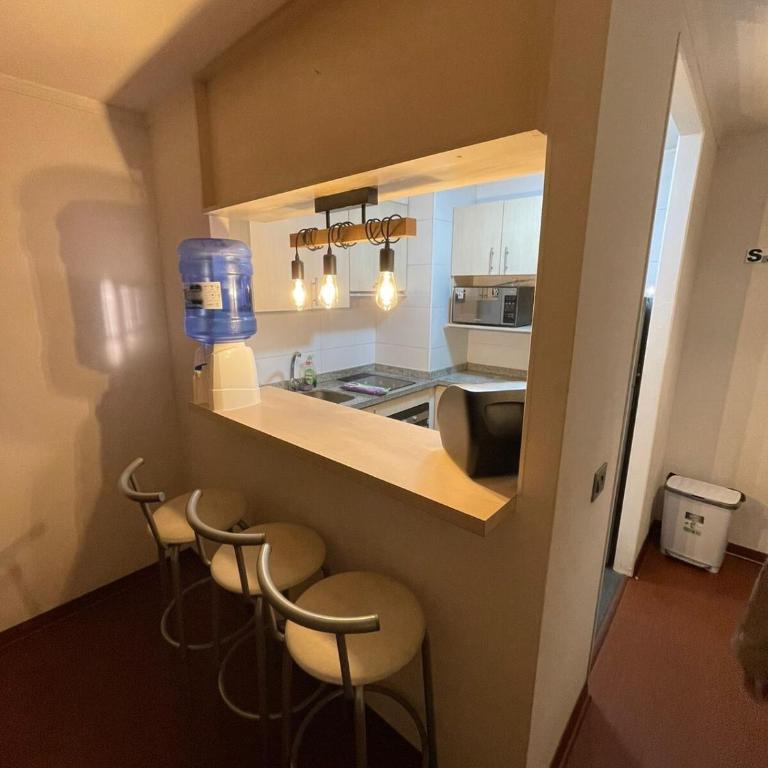 Hermoso departamento en Las Condes Mall Sports - One-Bedroom Apartment with Balcony - 18