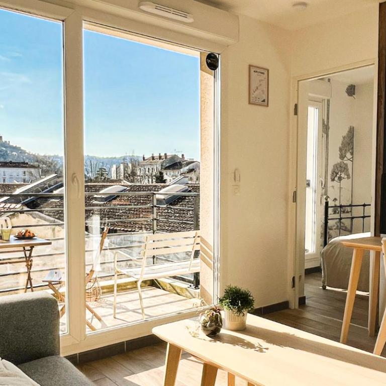 Balcon Vue Panoramique - Parking - Gare 200m - Appartement 1 Chambre - 1