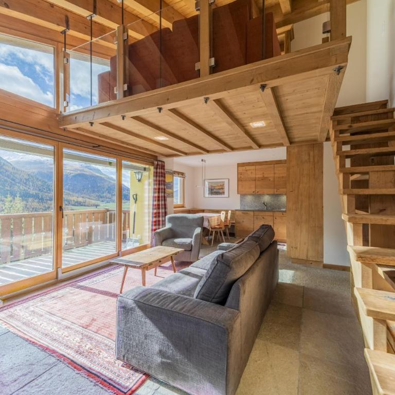 Chesa Diala - Zuoz - Apartment mit 2 Schlafzimmern - 1