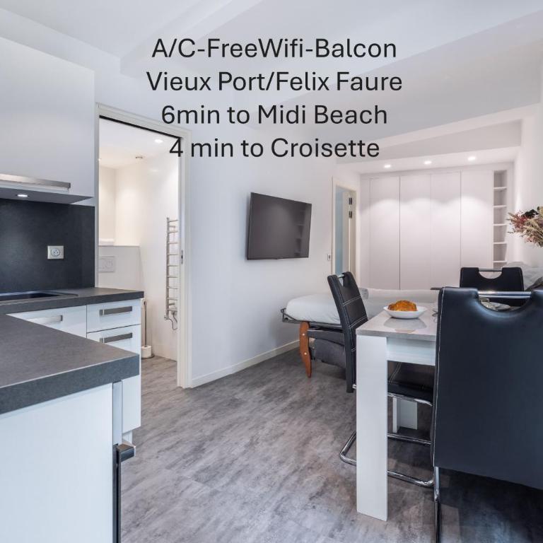 2 pièces Moderne FELIX FAURE-VIEUX PORT A1B232 - Appartement 1 Chambre Supérieur - 1