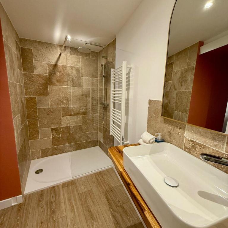 P01 Grand appartement proche gare cinéma jacuzzi RDC sur cour privative - Apartamento de 1 dormitorio - 6