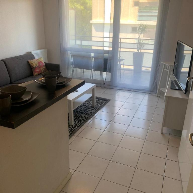 Agréable 2 pièces climatisé parking gratuit - Apartamento de 1 dormitorio - 13