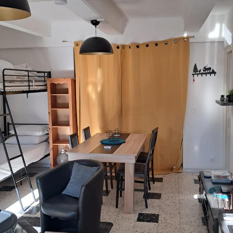 Loft neuf 4 couchages Peone- Valberg - Studio - Vue sur Montagne - 7