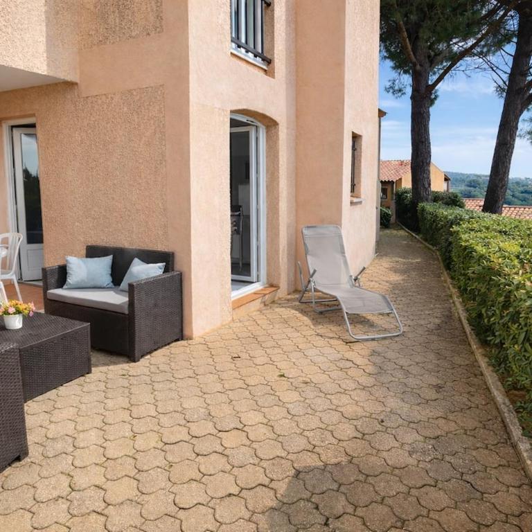 Les Terrasses Azur, Vue mer, Piscine et Tennis - Appartement 2 Chambres - 10