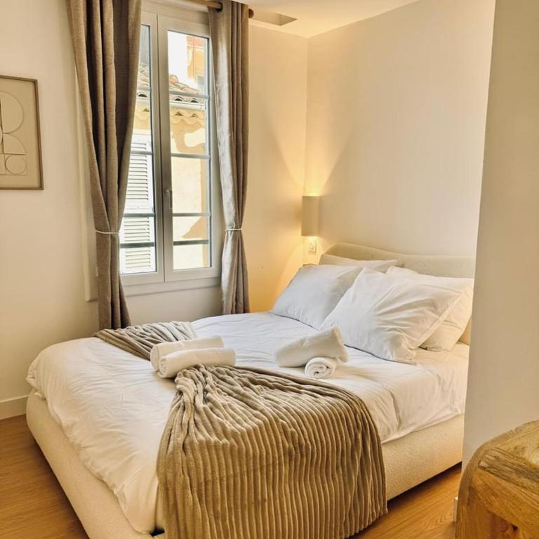 Repère des Artistes - central, 3mn from Beach, 10mn Palais, modern, AC, balcony - Appartement - 8