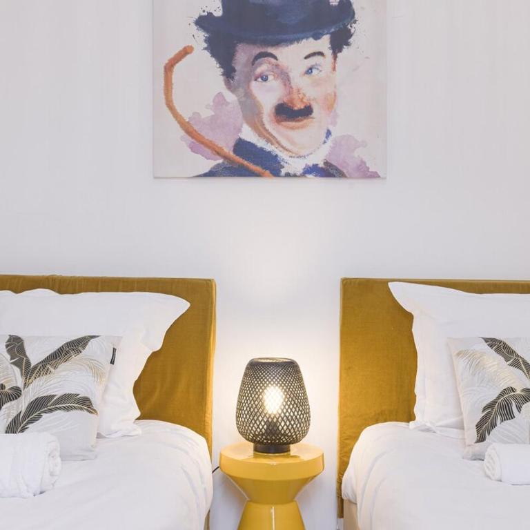 Josi - 2 chambres, central, 10mn du Palais&Plages, neuf, clim - Apartment - 22