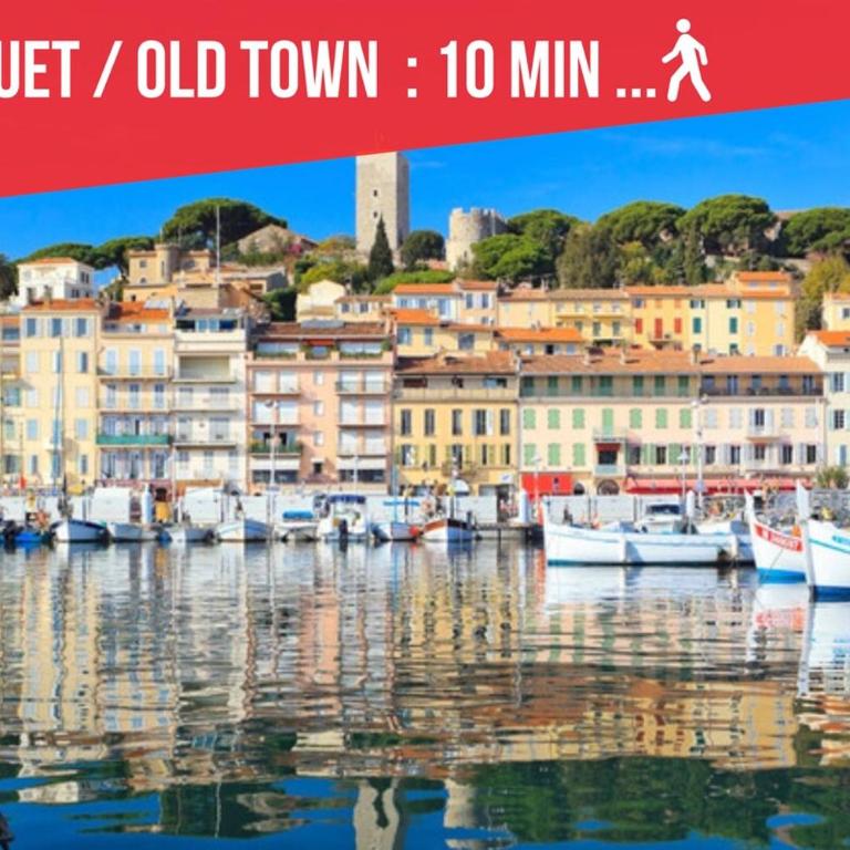 Le Cocon des Artistes - Coeur de Cannes - Spacieux - Terrasse - Clim - Apartamento - 19