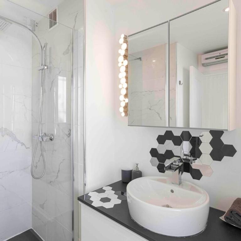 Cannes Bliss - 12mn à pied du Palais, 5mn plages, clim, terrasse - Apartamento de 2 dormitorios con terraza - 19