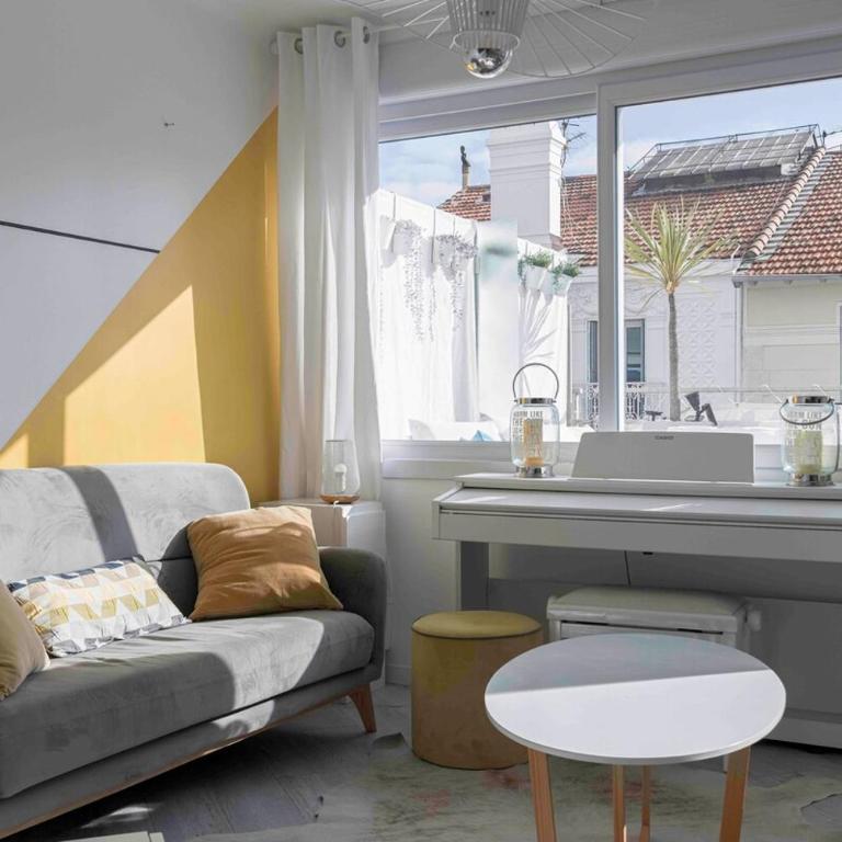 Cannes Bliss - 12mn à pied du Palais, 5mn plages, clim, terrasse - Apartamento de 2 dormitorios con terraza - 11