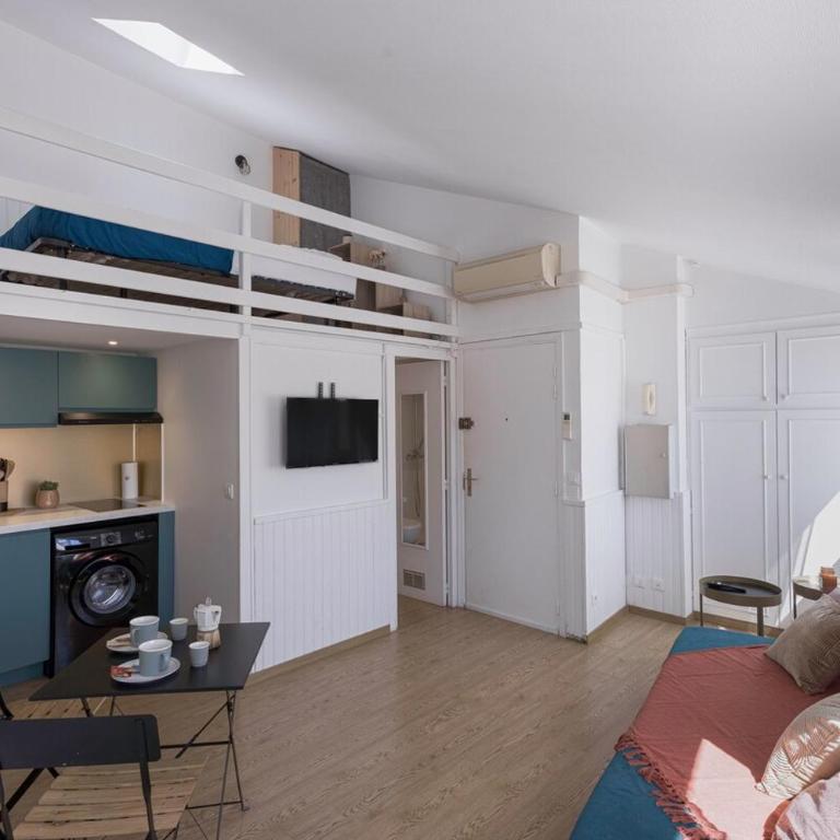 Studio André - Palais & plage, clim - Estudio - 8
