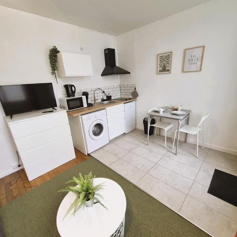 L'Intermède - gare- Wifi - TV - Lave-linge - Apartamento - 11