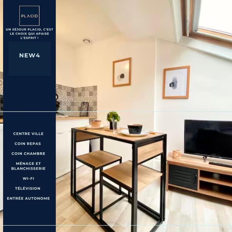 LeNova4 - Centre-ville - TV - WIFI - Appartement 1 Chambre - 2