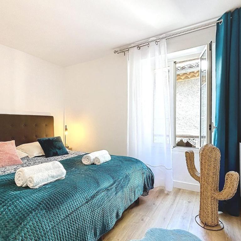 Joli 2 pièces calme & vue au coeur de Biot village - Appartement 1 Chambre avec Vue - 3