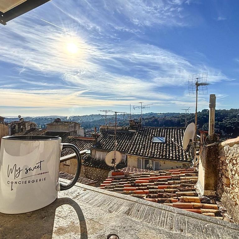 Joli 2 pièces calme & vue au coeur de Biot village - Appartement 1 Chambre avec Vue - 15