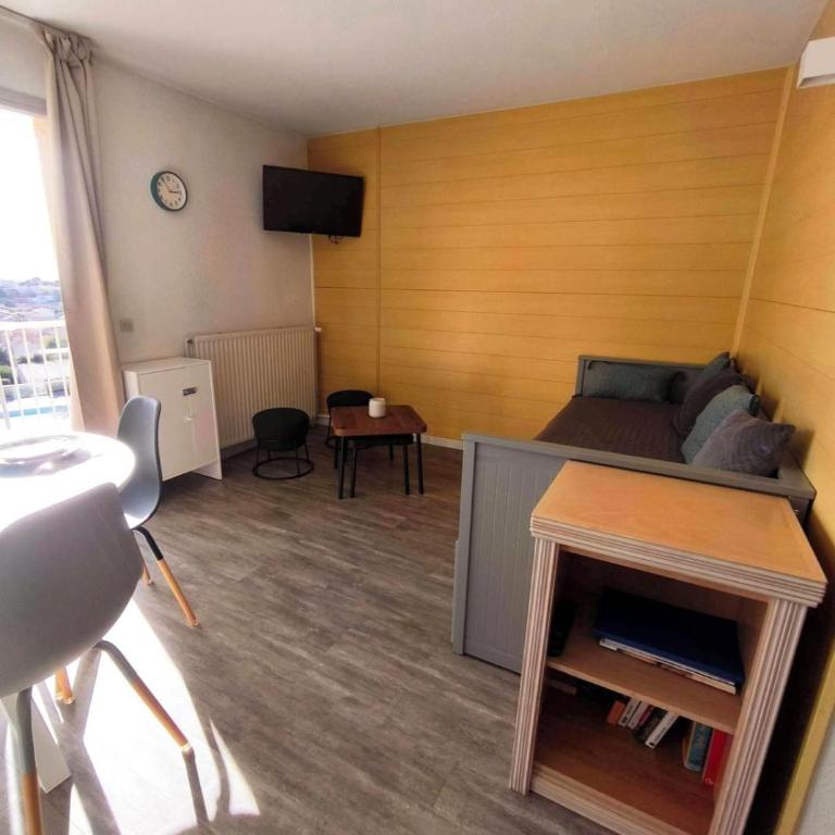 Agréable T2 lumineux avec vue dégagée et piscine - Appartement 1 Chambre - 3
