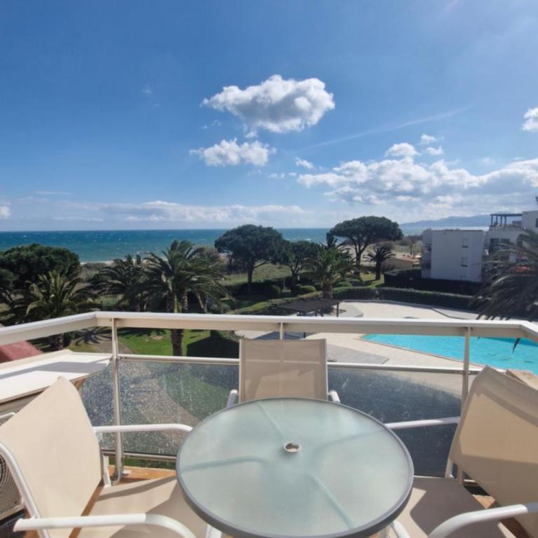 Les Capitelles Accès direct plage et piscine - Clim - ref 61 - Apartment mit 1 Schlafzimmer - 8
