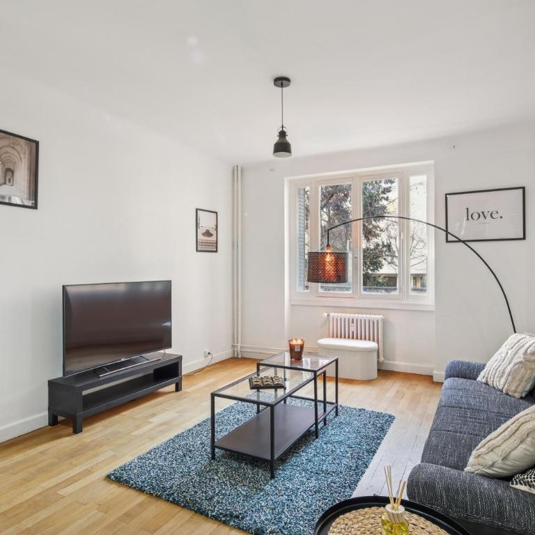 Superbe Appartement T3 - Cosy & Spacieux - Lyon 6e, Brotteaux - Apartamento Deluxe de 2 dormitorios - 1
