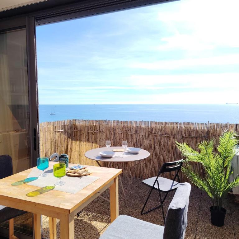 Studio Vue mer et piscine, wifi, climatisation, parking Résidence Cap corniche - Estudio con vistas al mar - 16