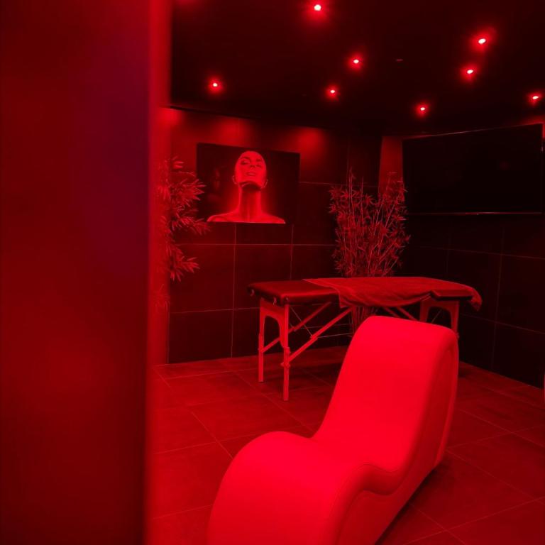 Love Room- Jacuzzi XXL- Climatisé- Table massage Accessoires - Appartement 1 Chambre - 5