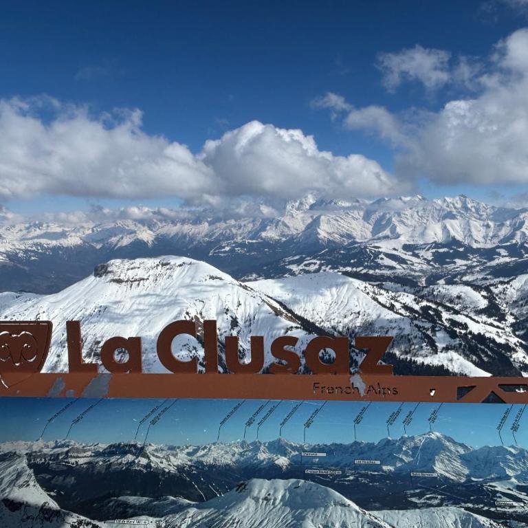 Studio La Clusaz avec balcon et garage - Studio with Mountain View - 15