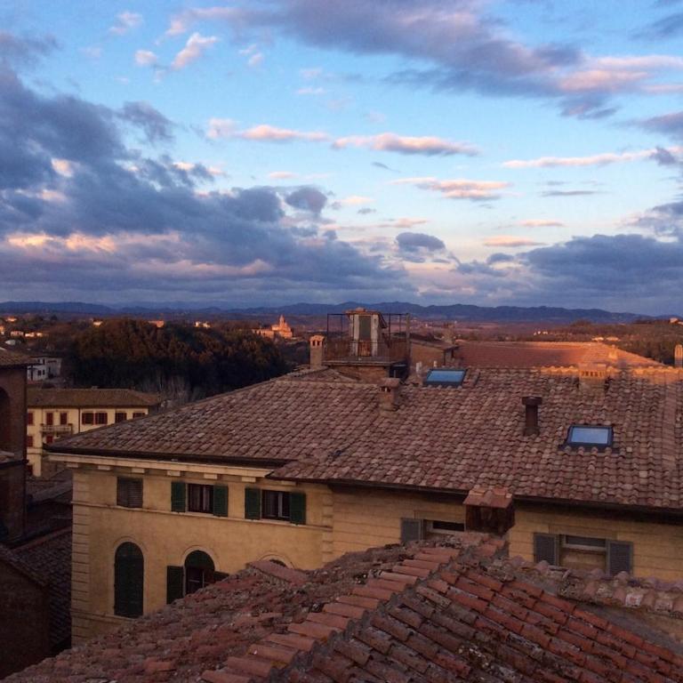 elegant flat with rooftop 450 mt from piazza del campo - Two-Bedroom Apartment with Terrace - 31