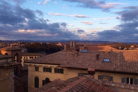 elegant flat with rooftop 450 mt from piazza del campo - Two-Bedroom Apartment with Terrace - 40