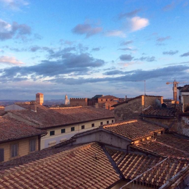 elegant flat with rooftop 450 mt from piazza del campo - Two-Bedroom Apartment with Terrace - 34