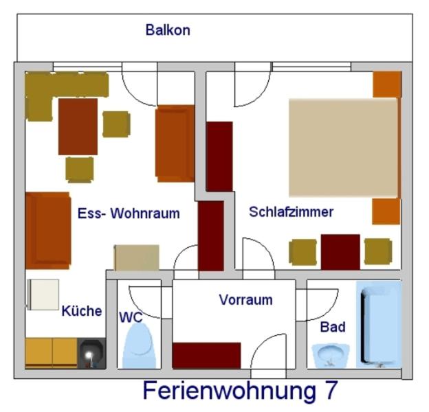 Ferienwohnungen Monja und Dietmar Thöni - Apartment Nr. 7 - 1