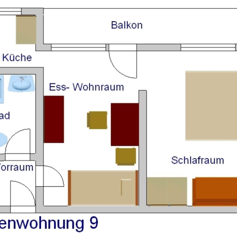 Ferienwohnungen Monja und Dietmar Thöni - Apartment Nr. 9 - 2