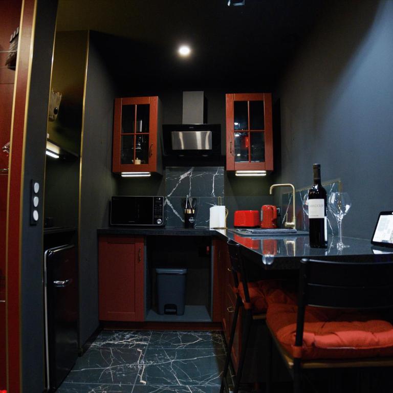 Studio Cinéma privé Centre ville & King size - One-Bedroom Apartment - 6