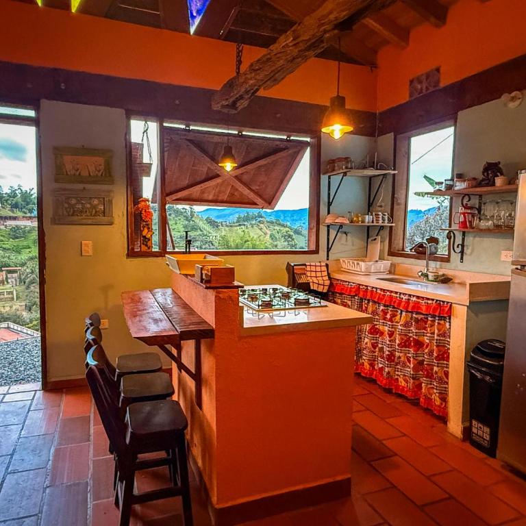 Alojamiento Cabaña El Peñol, cerca Piedra, Guatapé - Casa de 2 dormitorios - 8