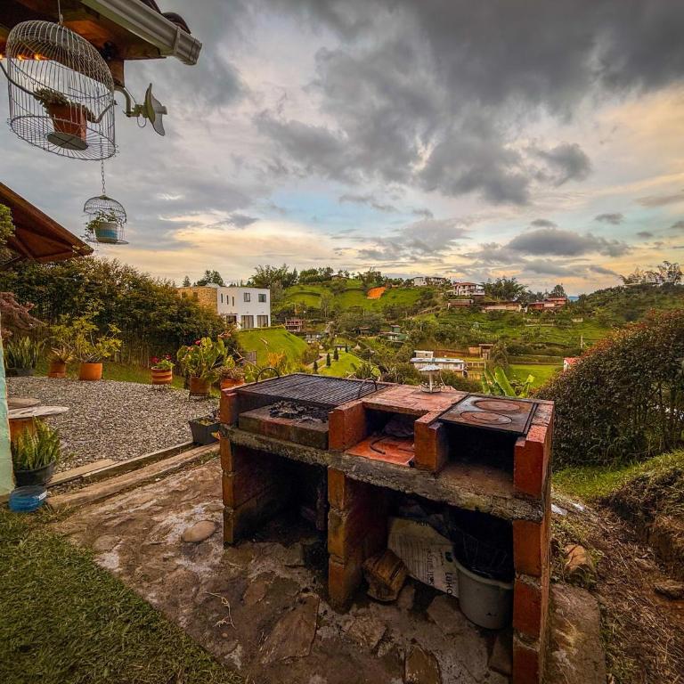 Alojamiento Cabaña El Peñol, cerca Piedra, Guatapé - Casa de 2 dormitorios - 4