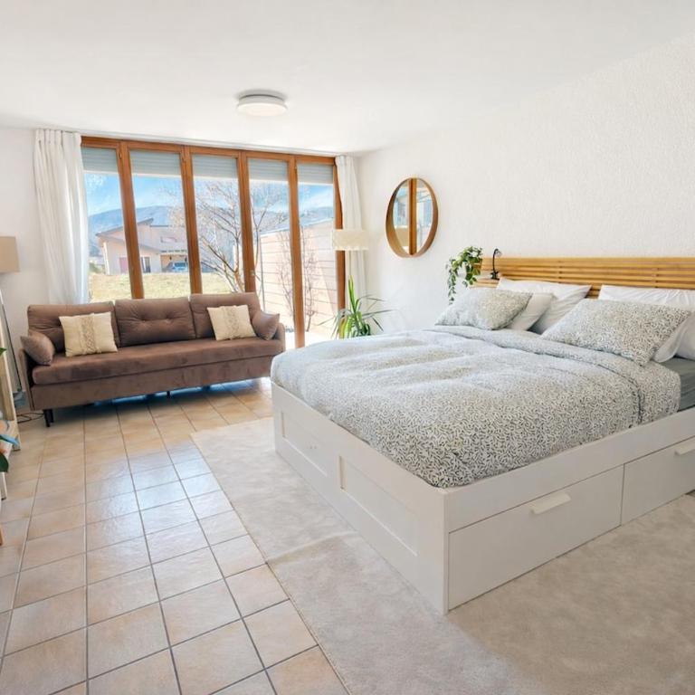 Bright studio Martigny - 30 min from Verbier - free parking - Apartment mit 1 Schlafzimmer - 3