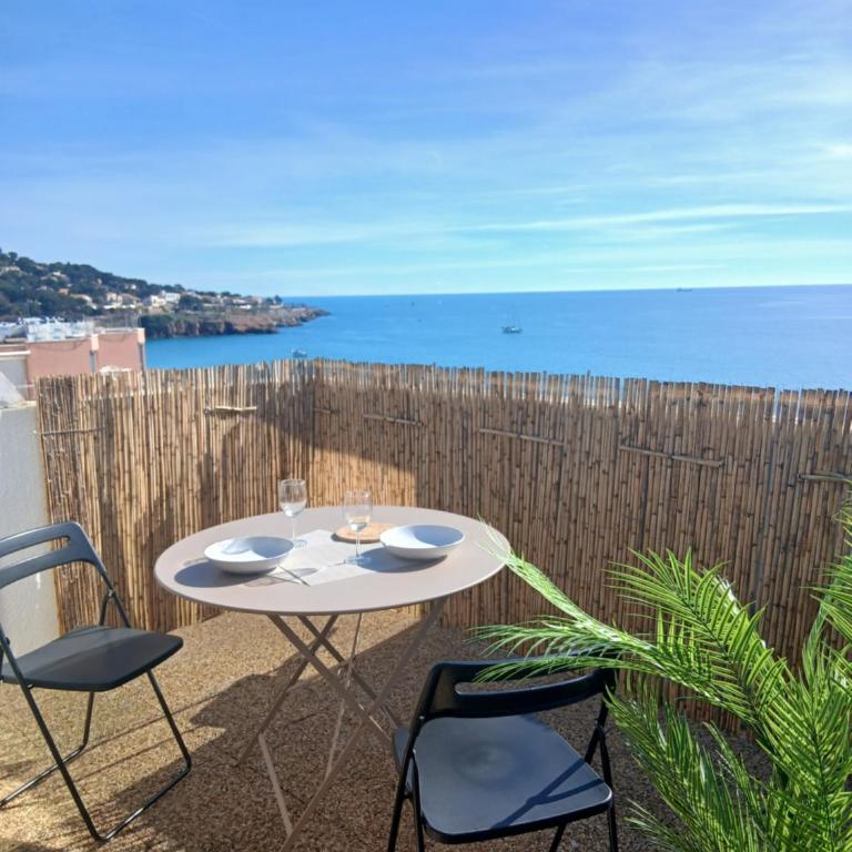 Studio Vue mer et piscine, wifi, climatisation, parking Résidence Cap corniche - Estudio con vistas al mar - 5
