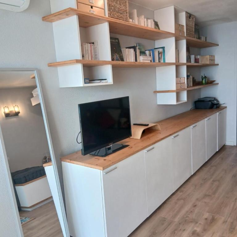 Studio Vue mer et piscine, wifi, climatisation, parking Résidence Cap corniche - Estudio con vistas al mar - 7