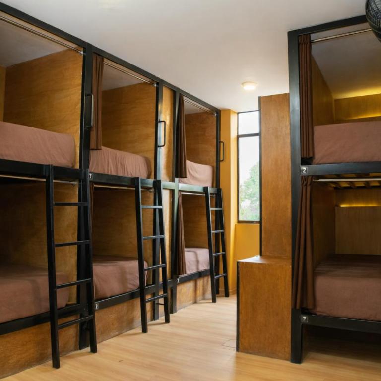 Wild Rover Huacachina - Cápsula Deluxe en habitación compartida con 10 camas y baño privado - 5