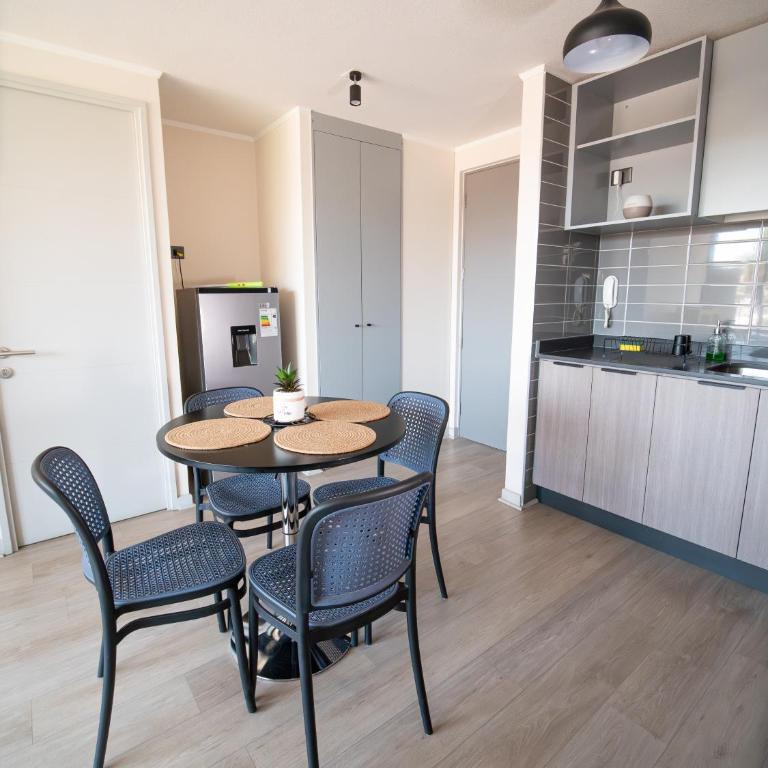 Cerca del Movistar Arena Fantasilandia Republica Club Hípico Metro Centro de Santiago - Two-Bedroom Apartment with Balcony - 44