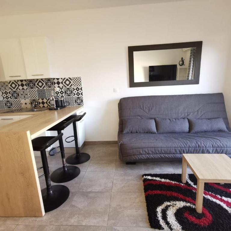 Studio Serenity - Clim - WIFI - Parking - Piscine - Front de mer - Proche commerces et centre ville - Appartamento con 1 Camera da Letto - 2