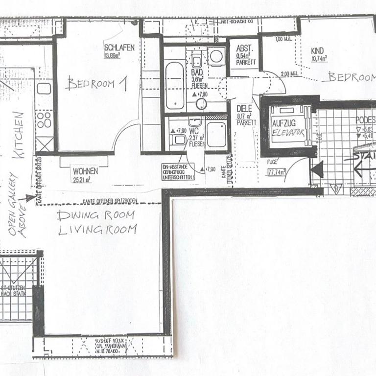 Möblierte 3-Zimmer-Wohnung mit Balkon zur Zwischenmiete in München-Pasing - Two-Bedroom Apartment - 7