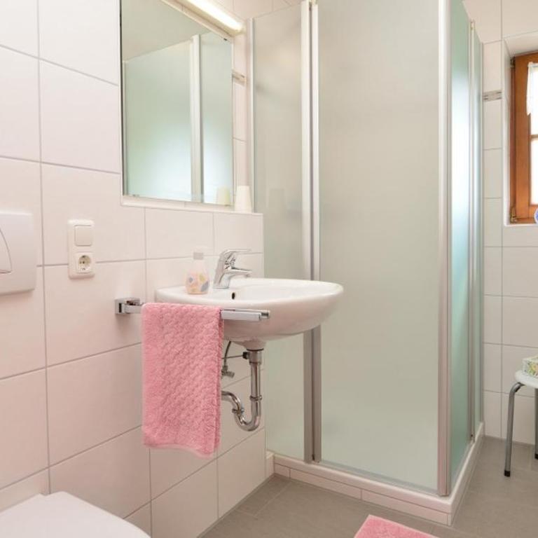 Ferienhof Brutscher - Fischen im Allgäu - Apartment mit 1 Schlafzimmer, Balkon und Bergblick - 2
